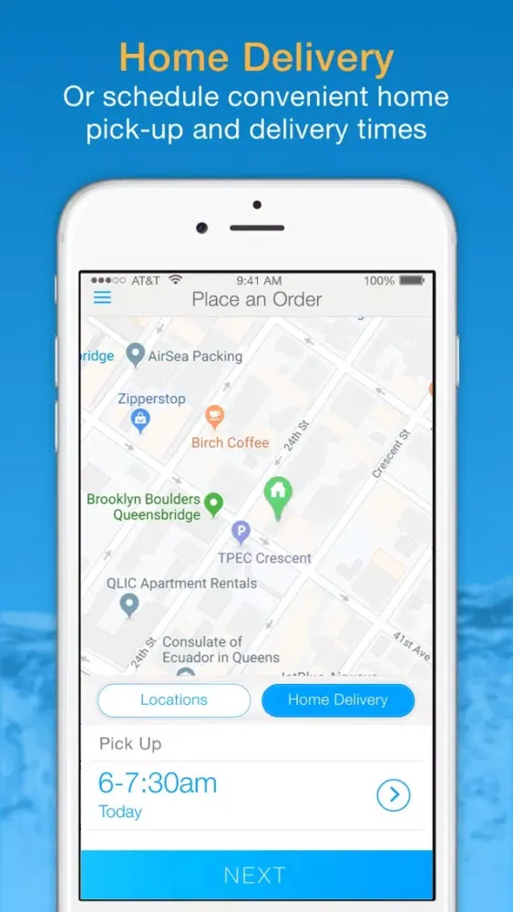 ภาพหน้าจอของ iCleanNYC 24/7 Dry Cleaning