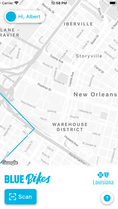 Blue Bikes Nola Ekran Görüntüleri