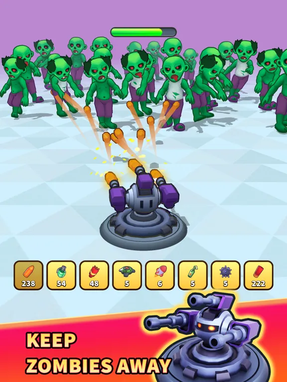 Turret Master 3D: Zombie Kill iPad  스크린샷