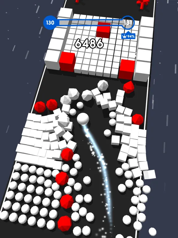 Tangkapan layar Color Crush 3D iPad 