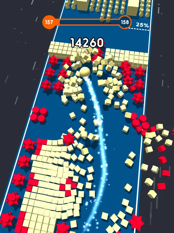 Tangkapan layar Color Crush 3D iPad 