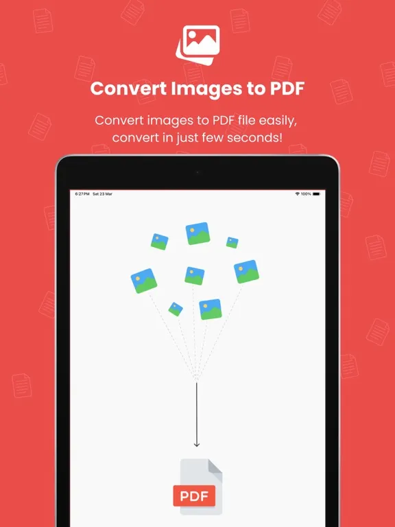 Captures d'écran de JPG / PNG to PDF Converter iPad 