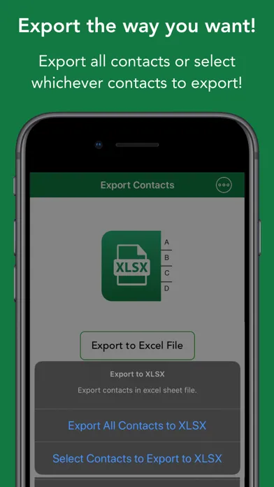 صور Contacts to XLSX - Excel Sheet