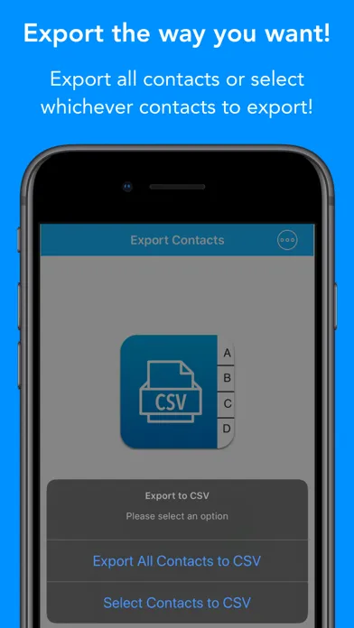 Contacts to Outlook CSV file Ekran Görüntüleri