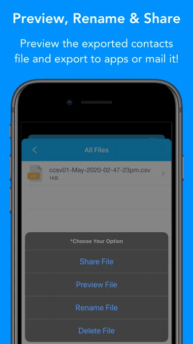 Contacts to Outlook CSV file Ekran Görüntüleri