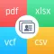 Contacts to Excel , PDF , CSV