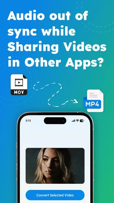 MOV to MP4: Correct Audio Sync Screenshots