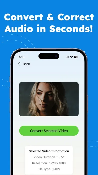 MOV to MP4: Correct Audio Sync Screenshots