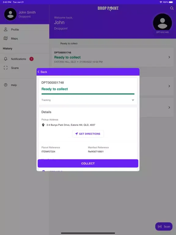 Droppoint MOS iPad  स्क्रीनशॉट