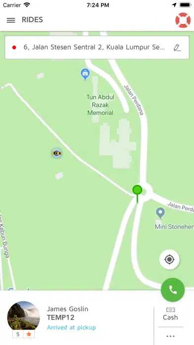 Zrzuty ekranu Drover Rideshare - Rider App