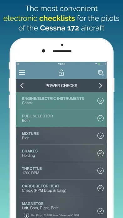 C172 Checklist & Scratchpad 스크린샷