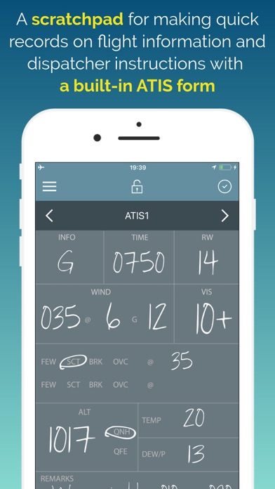 Screenshot di C172 Checklist & Scratchpad