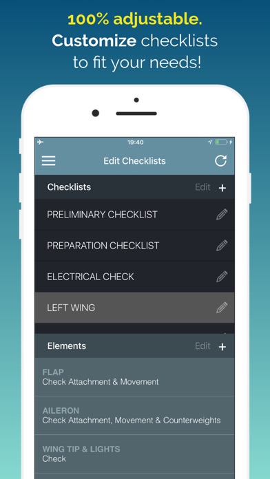 Screenshot di C172 Checklist & Scratchpad