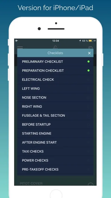 C172 Checklist & Scratchpad 스크린샷