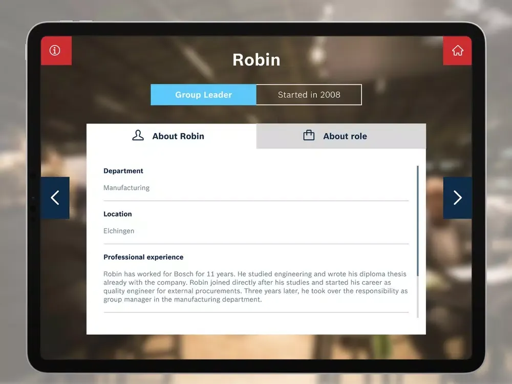 Rexroth Careers AR iPad  Screenshots