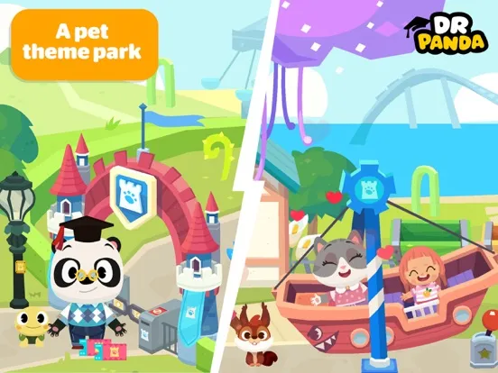 Dr. Panda Town: Pet World iPad  Screenshots