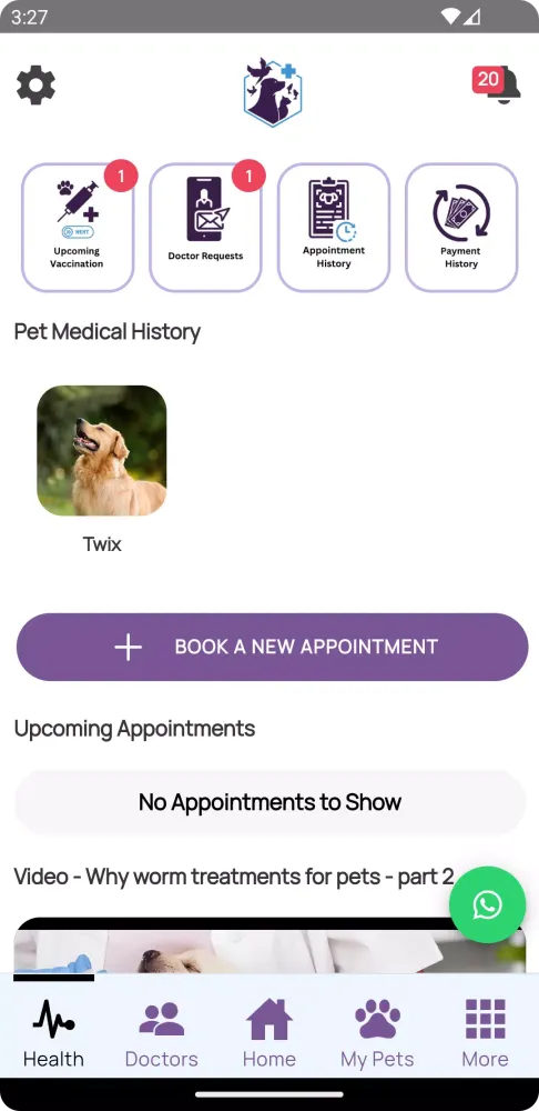 Screenshot di DrPaw Pet