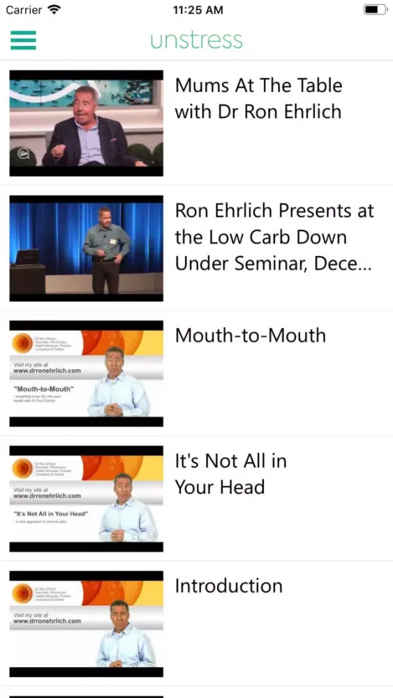 Скриншоты Unstress with Dr Ron Ehrlich
