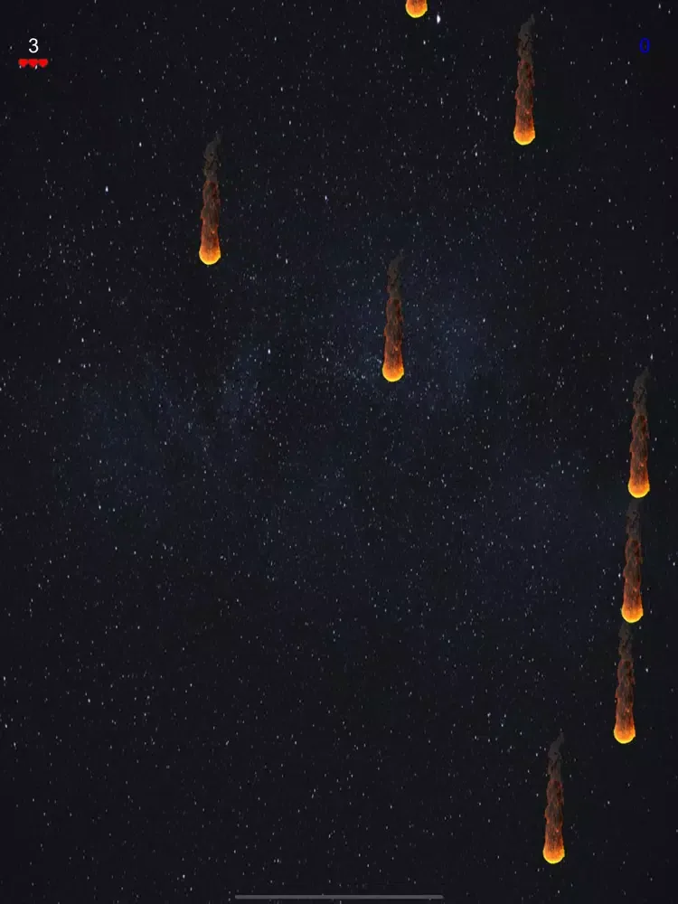 Meteor Shower - Arcade Game iPad 应用截图