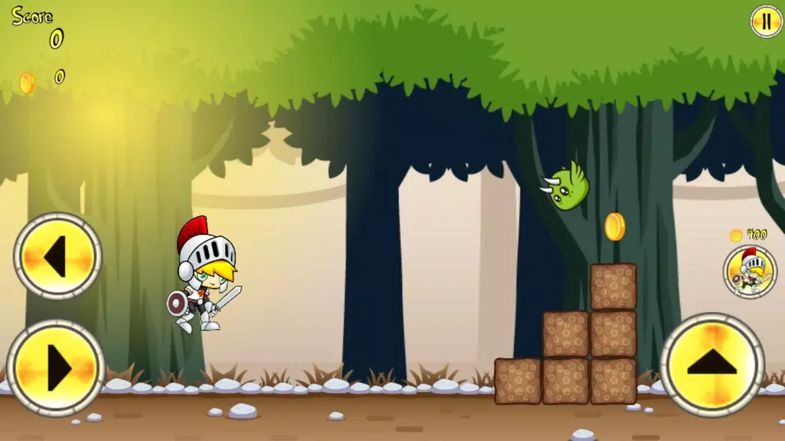 Capturas de tela do Knight Run Forgotten Forest
