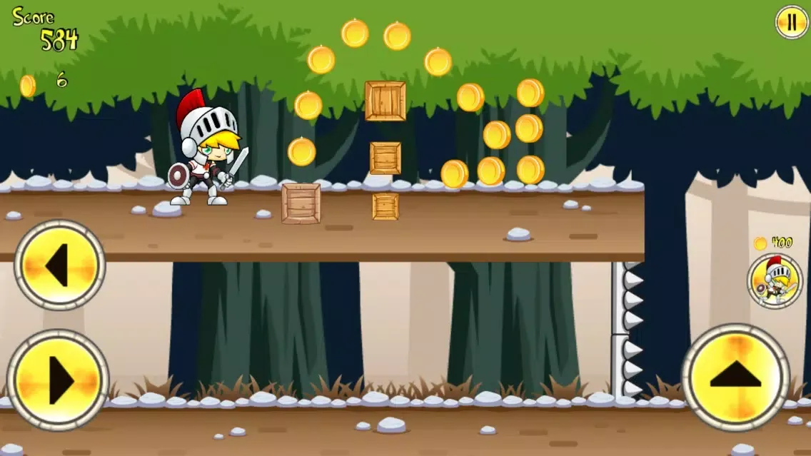 Capturas de tela do Knight Run Forgotten Forest