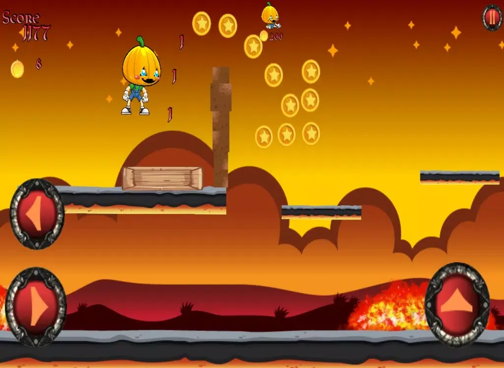 تصاویر Pumpkin Boy Volcano Run iPad 