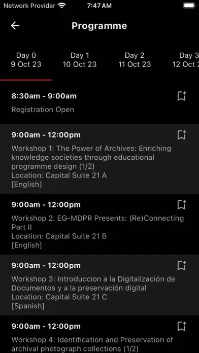 ICA Congress Screenshots