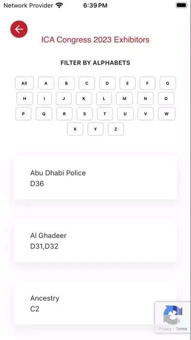 ICA Congress Screenshots