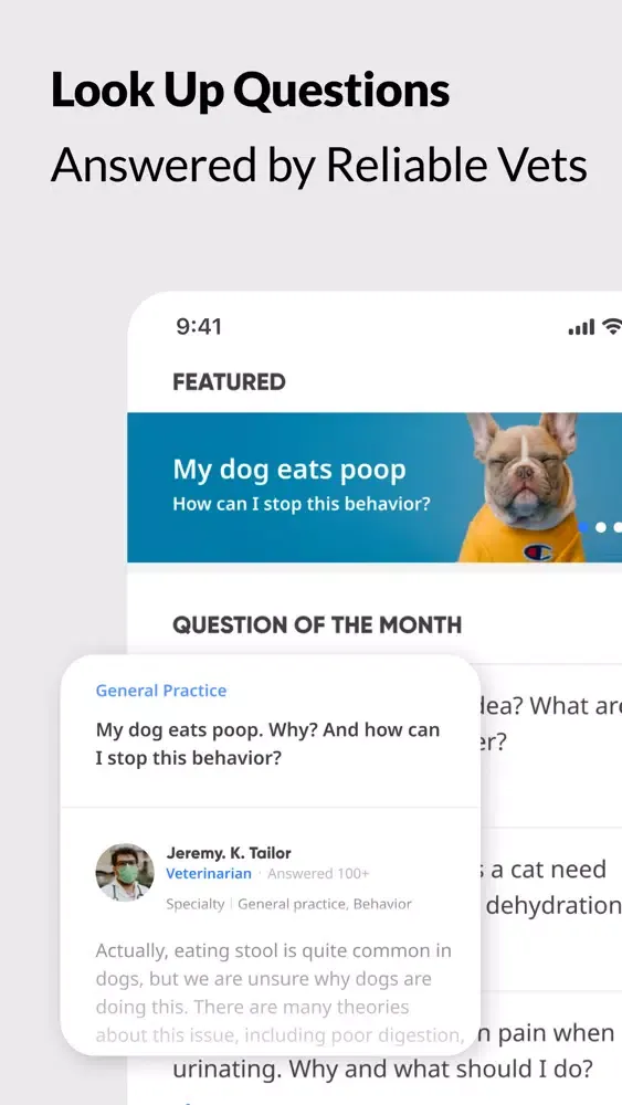 Screenshot di Dr.Tail: Chat with Online Vets