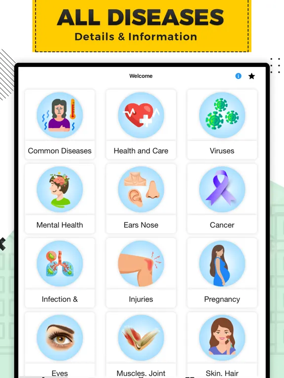 All Disease - Health App Guide iPad  스크린샷