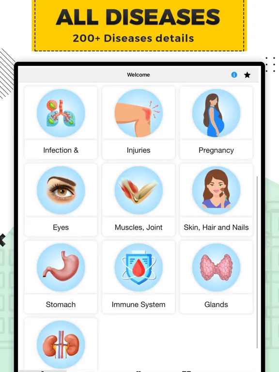 All Disease - Health App Guide iPad  스크린샷