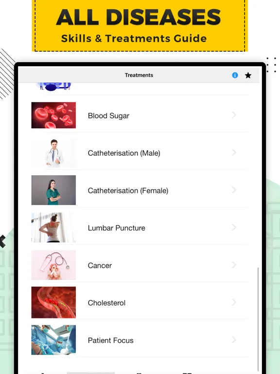 All Disease - Health App Guide iPad  스크린샷