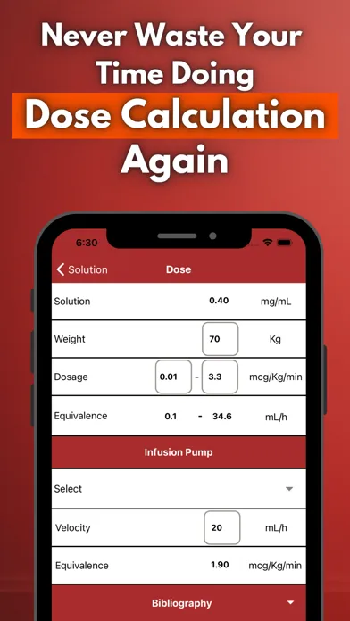 Drug Infusion in UCI Emergency Screenshots