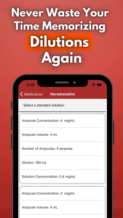 Drug Infusion in UCI Emergency Screenshots