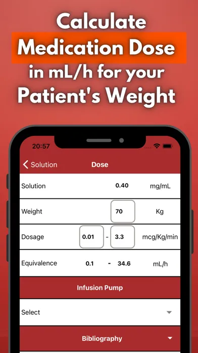 Drug Infusion in UCI Emergency Screenshots