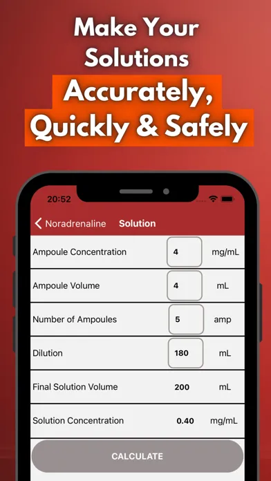 Drug Infusion in UCI Emergency Screenshots