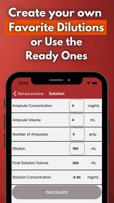 Drug Infusion in UCI Emergency Screenshots