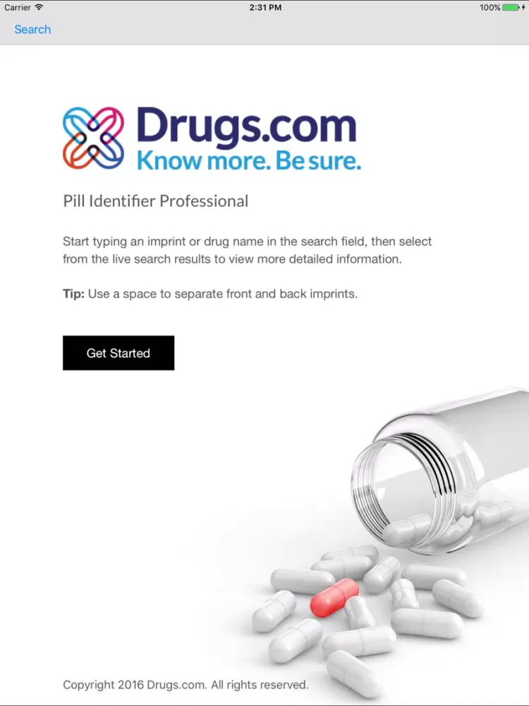 Скриншоты Pill ID Pro by Drugs.com iPad 