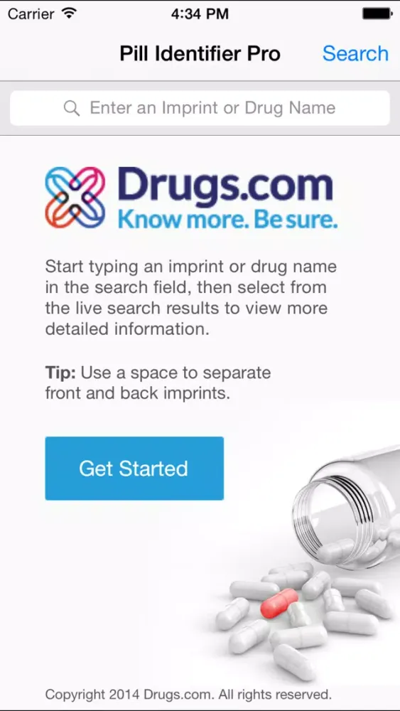Скриншоты Pill ID Pro by Drugs.com