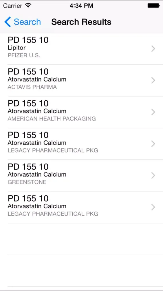 Скриншоты Pill ID Pro by Drugs.com