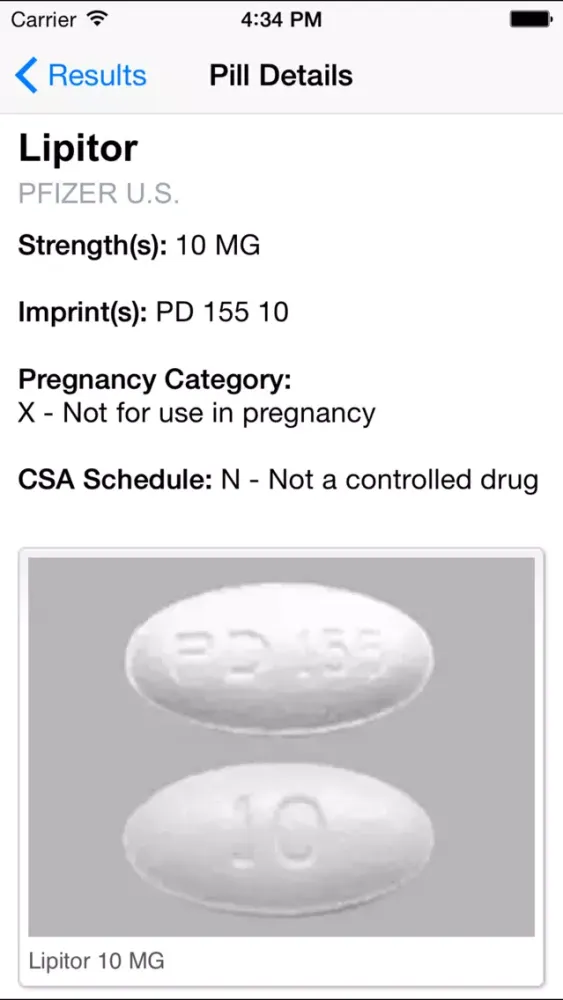 Скриншоты Pill ID Pro by Drugs.com