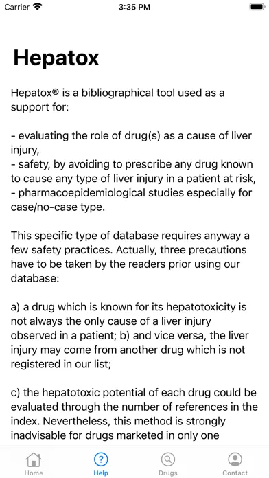 Capturas de pantalla de Hepatox