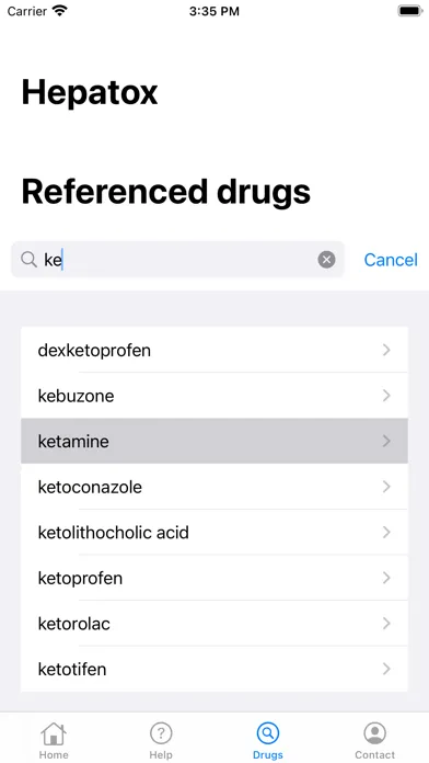 Capturas de pantalla de Hepatox