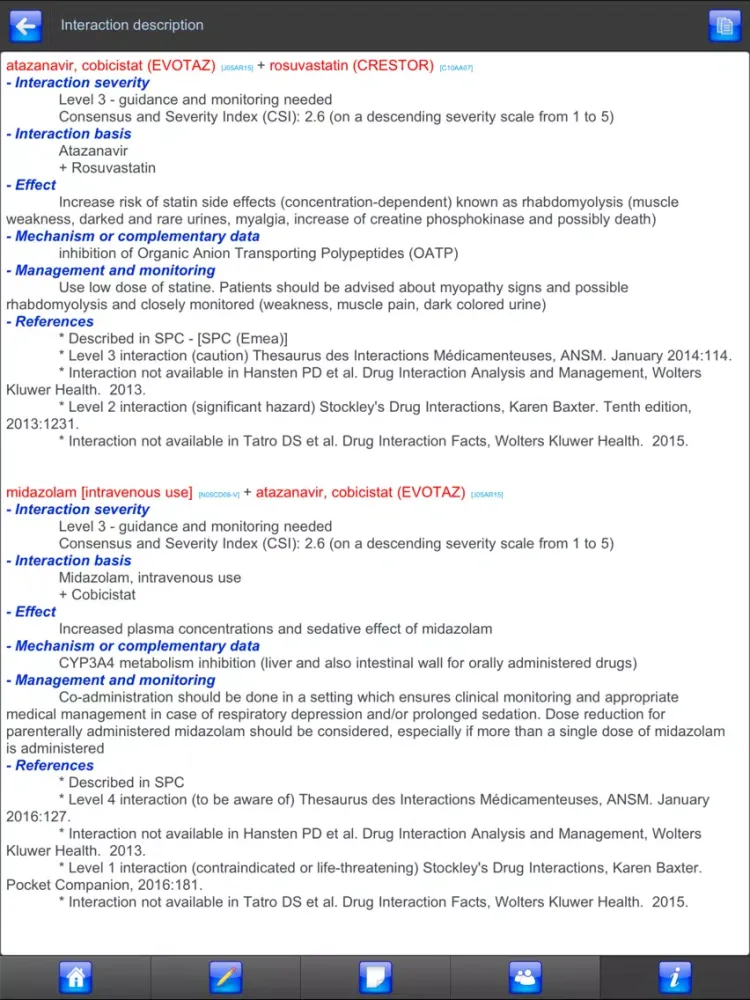 Captures d'écran de Prescription Checker iPad 