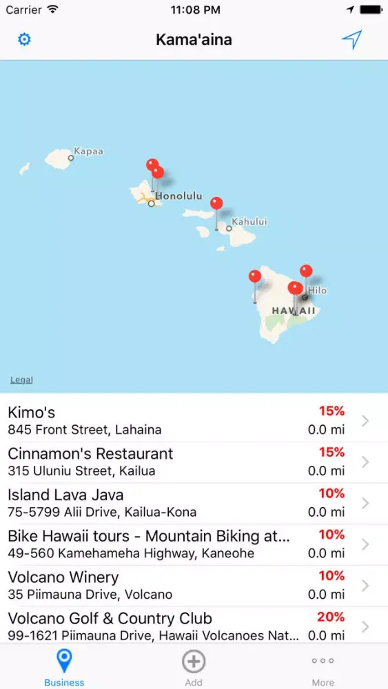 ภาพหน้าจอของ Kama'aina