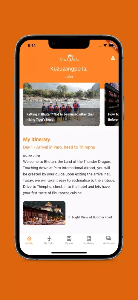 Druk Asia Travel Guide スクリーンショット