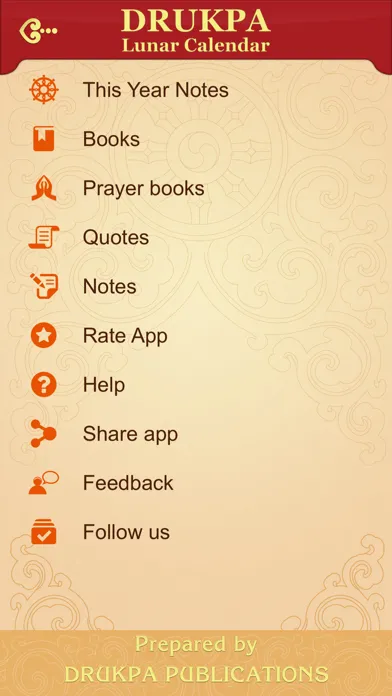Capturas de pantalla de Drukpa Lunar Calendar