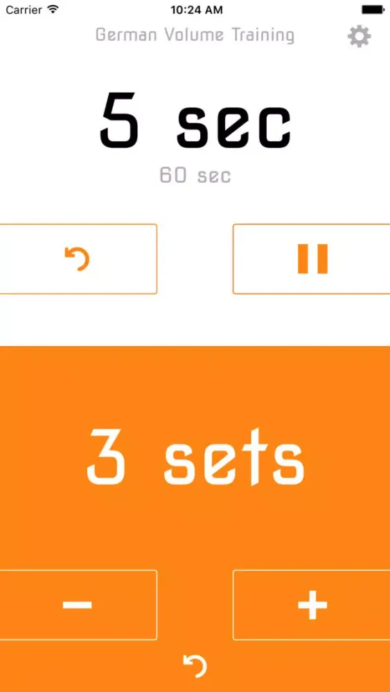 ภาพหน้าจอของ German Volume Training - Set and Rep Counter