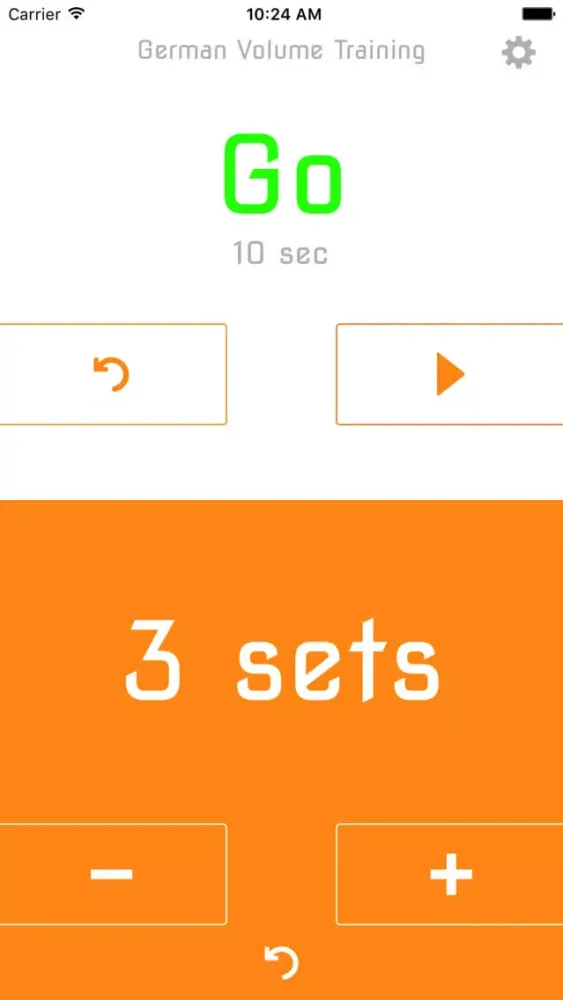 ภาพหน้าจอของ German Volume Training - Set and Rep Counter
