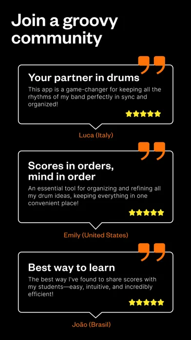 Zrzuty ekranu Drum Notes - beat music sheet